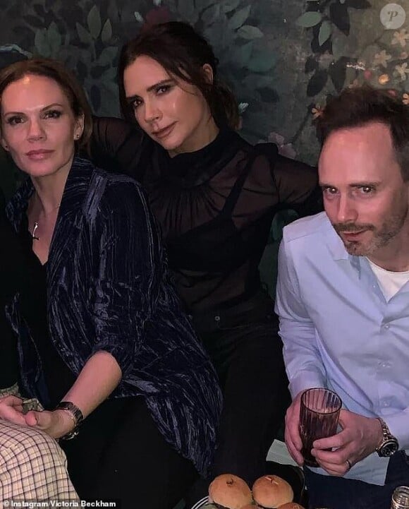 Victoria Beckham avec sa soeur Louise et son frère Christian à la soirée "Haig Club House Party" au Laylow Club à Londres. Le 3 décembre 2018.