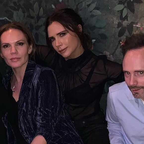 Victoria Beckham avec sa soeur Louise et son frère Christian à la soirée "Haig Club House Party" au Laylow Club à Londres. Le 3 décembre 2018.