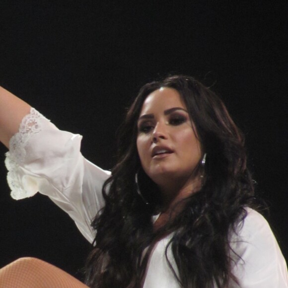 Demi Lovato en concert à l'O2 Arena à Londres. Le 25 juin 2018