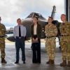 Le prince William et Catherine (Kate) Middleton se rendent sur la base militaire de la Royal Air Force (RAF) d'Akrotiri, à Chypre, pour rencontrer les soldats, les familles résidant sur la base, le personnel de la station et des membres de la communauté locale. Le 5 décembre 2018.