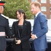 Le prince Harry, duc de Sussex et Meghan Markle, duchesse de Sussex arrivent à la soirée WellChild Awards à l'hôtel Royal Lancaster à Londres le 4 septembre 2018.