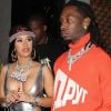 Cardi B et son compagnon Offset sont allés faire la fête au Argyle night club après le concert de Drake au Staple Center à Los Angeles, le 14 octobre 2018 Cardi B and Offset continue her birthday celebrations at the Argyle night club after Drake's concert at the Staple Center. Cardi rocks some serious bling with her name on her necklace and flaunted her curves in a silver low cut top. 14th october 201814/10/2018 - Los Angeles
