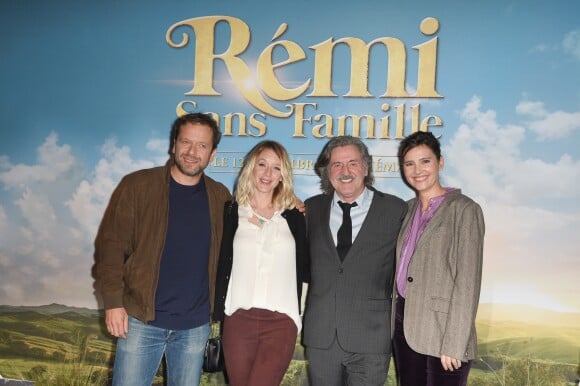 Jonathan Zaccai, Ludivine Sagnier, Daniel Auteuil et Virginie Ledoyen - Avant-première du film "Rémi sans famille" au cinéma Le Grand Rex à Paris. Le 11 novembre 2018