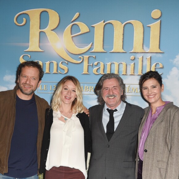 Jonathan Zaccai, Ludivine Sagnier, Daniel Auteuil et Virginie Ledoyen - Avant-première du film "Rémi sans famille" au cinéma Le Grand Rex à Paris. Le 11 novembre 2018