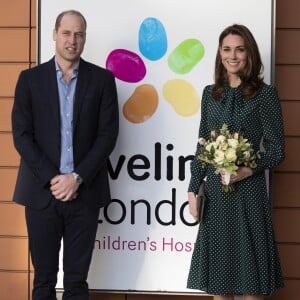 Le prince William, duc de Cambridge, et Kate Middleton, duchesse de Cambridge, visitent l'hôpital pour enfants Evelina à Londres, Royaume Uni, le 11 décembre 2018.