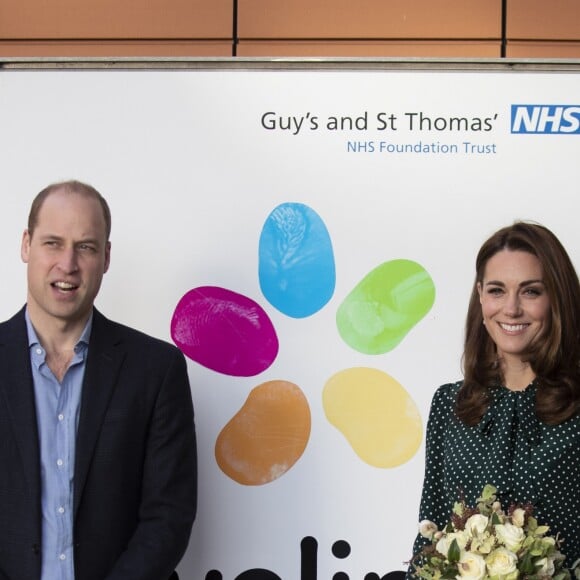 Le prince William, duc de Cambridge, et Kate Middleton, duchesse de Cambridge, visitent l'hôpital pour enfants Evelina à Londres, Royaume Uni, le 11 décembre 2018.