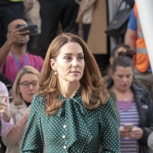 Le prince William, duc de Cambridge, et Kate Middleton, duchesse de Cambridge, visitent l'hôpital pour enfants Evelina à Londres, Royaume Uni, le 11 décembre 2018.