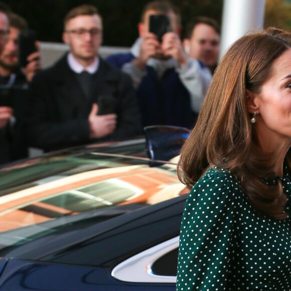 Le prince William, duc de Cambridge, et Kate Middleton, duchesse de Cambridge, visitent l'hôpital pour enfants Evelina à Londres, Royaume Uni, le 11 décembre 2018.