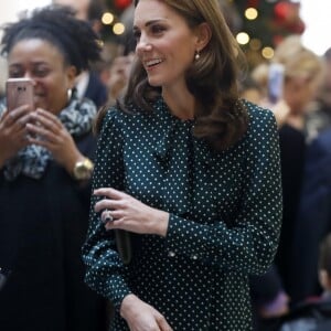 Le prince William, duc de Cambridge, et Kate Middleton, duchesse de Cambridge, visitent l'hôpital pour enfants Evelina à Londres, Royaume Uni, le 11 décembre 2018.