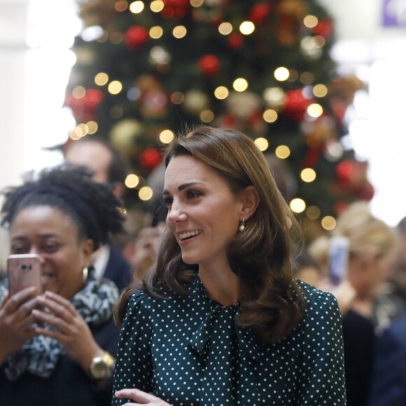 Le prince William, duc de Cambridge, et Kate Middleton, duchesse de Cambridge, visitent l'hôpital pour enfants Evelina à Londres, Royaume Uni, le 11 décembre 2018.