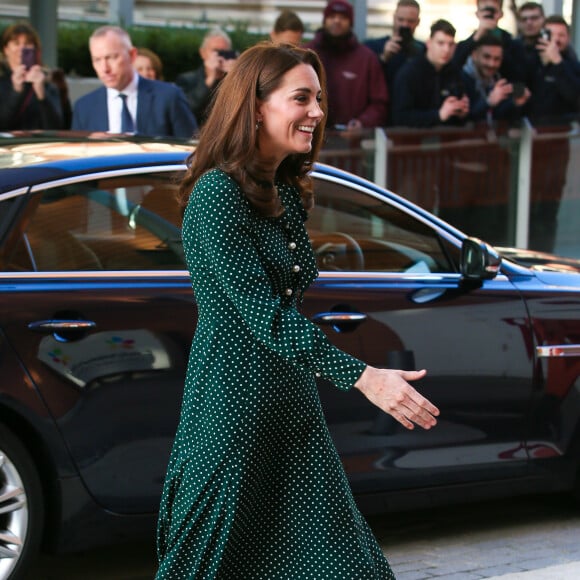 Le prince William, duc de Cambridge, et Kate Middleton, duchesse de Cambridge, visitent l'hôpital pour enfants Evelina à Londres, Royaume Uni, le 11 décembre 2018.