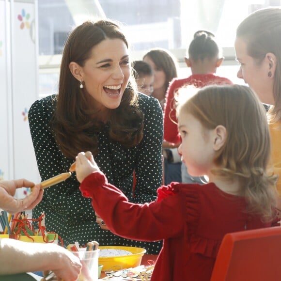 Le prince William, duc de Cambridge, et Kate Middleton, duchesse de Cambridge, visitent l'hôpital pour enfants Evelina à Londres, Royaume Uni, le 11 décembre 2018.