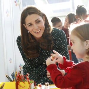 Le prince William, duc de Cambridge, et Kate Middleton, duchesse de Cambridge, visitent l'hôpital pour enfants Evelina à Londres, Royaume Uni, le 11 décembre 2018.