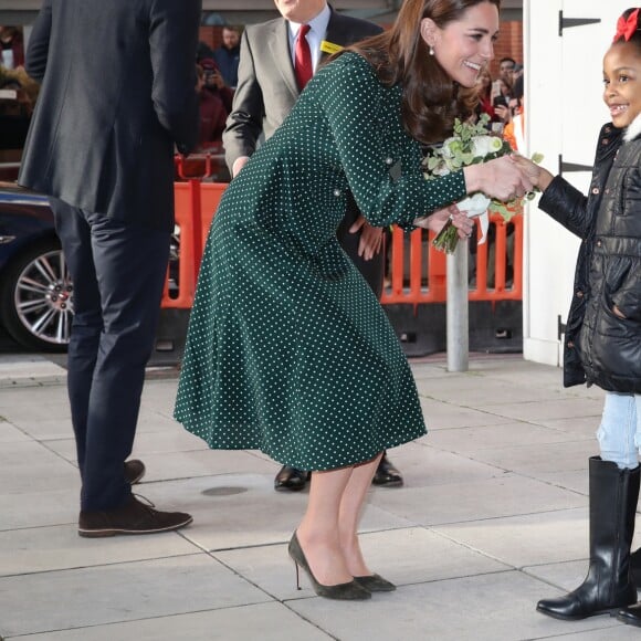 Le prince William, duc de Cambridge, et Kate Middleton, duchesse de Cambridge, visitent l'hôpital pour enfants Evelina à Londres, Royaume Uni, le 11 décembre 2018.