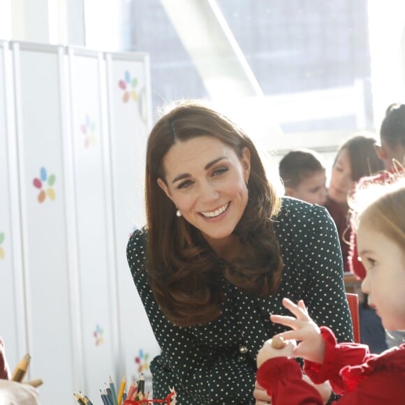 Le prince William, duc de Cambridge, et Kate Middleton, duchesse de Cambridge, visitent l'hôpital pour enfants Evelina à Londres, Royaume Uni, le 11 décembre 2018.