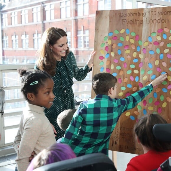 Le prince William, duc de Cambridge, et Kate Middleton, duchesse de Cambridge, visitent l'hôpital pour enfants Evelina à Londres, Royaume Uni, le 11 décembre 2018.