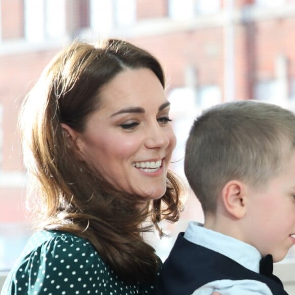 Le prince William, duc de Cambridge, et Kate Middleton, duchesse de Cambridge, visitent l'hôpital pour enfants Evelina à Londres, Royaume Uni, le 11 décembre 2018.