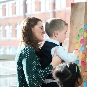 Le prince William, duc de Cambridge, et Kate Middleton, duchesse de Cambridge, visitent l'hôpital pour enfants Evelina à Londres, Royaume Uni, le 11 décembre 2018.