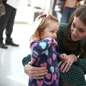 Le prince William, duc de Cambridge, et Kate Middleton, duchesse de Cambridge, visitent l'hôpital pour enfants Evelina à Londres, Royaume Uni, le 11 décembre 2018.