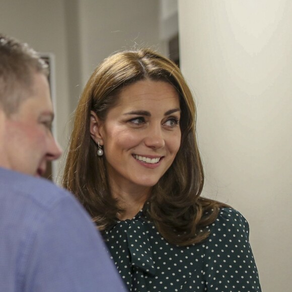 Kate Middleton, duchesse de Cambridge, et le prince William, duc de Cambridge, en visite au Centre d'aide aux sans-abri "The Passage" à Londres, le 11 décembre 2018. William est très attaché à ce lieu qu'il a découvert enfant lors d'une visite avec sa mère, Lady Di, en 1994.