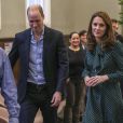 Kate Middleton, duchesse de Cambridge, et le prince William, duc de Cambridge, en visite au Centre d'aide aux sans-abri "The Passage" à Londres, le 11 décembre 2018. William est très attaché à ce lieu qu'il a découvert enfant lors d'une visite avec sa mère, Lady Di, en 1994.