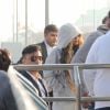 Beyonce quitte la ville de Udaipur en Inde après avoir animé le mariage d'Isha Ambani et Anand Piramal. Le 10 décembre 2018.