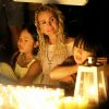 Semi-Exclusif - Laeticia Hallyday et ses filles Joy et Jade - Veillée au cimetière de Lorient, pour le premier anniversaire de la mort de Johnny Hallyday, à Saint-Barthélemy. Le 5 décembre 2018 © Dominique Jacovides / Bestimage
