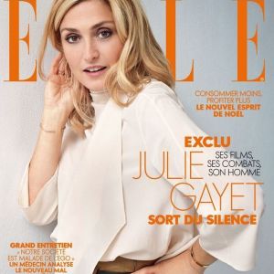 Julie Gayet en couverture du magazine "ELLE", sortie le 14 décembre 2018
