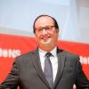 Exclusif - L'ancien président français François Hollande en visite en Belgique, à Mons, lors d'une dédicace de son livre "Les leçons du pouvoir" et d'une conférence devant 800 personnes à l'université de Mons, le 30 octobre 2018.