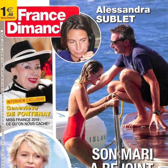 Magazine "France Dimanche" en kiosques le 14 décembre 2018.