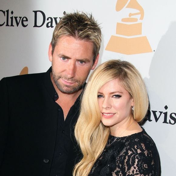 Avril Lavigne et son ex mari Chad Kroeger - Soirée de Gala Clive Davis Pre-Grammy à l'hôtel Hilton de Beverly Hills le 14 février 2016.