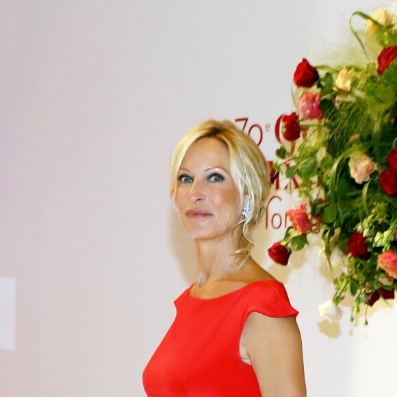 Rebecca Hampton - Arrivées des people à la 70ème édition du gala de la Croix Rouge monegasque à Monaco le 27 juillet 2018. © Dominique Jacovides/Bestimage