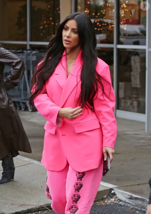 Exclusif - Kim Kardashian à Van Nuys, le 6 décembre 2018