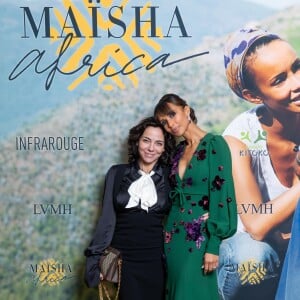 Exclusif - Sonia Rolland (Présidente de Maïsha Africa) et Sandra Sisley - Dîner de gala au profit de l'association "Maïsha Africa" de Sonia Rolland, qui vient en aide aux enfants du Rwanda, au Pavillon Gabriel, à Paris, le 17 décembre 2018. En vue de soutenir une partie du projet en faveur de la réhabilitation du service de néonatalogie de l'hôpital de Musanze au Rwanda, le gala a été organisé avec le précieux parrainage de C.Descalzi-Pereira, présidente de la Fondation Congo Kitoko, et de Céline Brucker, directrice générale de L'Oréal Grand Public France. Près de 125 000 euros de dons ont été récoltés pendant la soirée, organisée en partenariat avec la Fondation Congo Kitoko, Mixa et LVMH ainsi que la contribution du magazine Infrarouge et de la maison de Champagne Delarocque. © Gorassini-Moreau/Bestimage