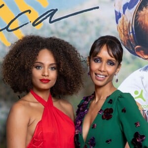 Exclusif - Alicia Aylies et Sonia Rolland (Présidente de Maïsha Africa) - Dîner de gala au profit de l'association "Maïsha Africa" de Sonia Rolland, qui vient en aide aux enfants du Rwanda, au Pavillon Gabriel, à Paris, le 17 décembre 2018. En vue de soutenir une partie du projet en faveur de la réhabilitation du service de néonatalogie de l'hôpital de Musanze au Rwanda, le gala a été organisé avec le précieux parrainage de C.Descalzi-Pereira, présidente de la Fondation Congo Kitoko, et de Céline Brucker, directrice générale de L'Oréal Grand Public France. Près de 125 000 euros de dons ont été récoltés pendant la soirée, organisée en partenariat avec la Fondation Congo Kitoko, Mixa et LVMH ainsi que la contribution du magazine Infrarouge et de la maison de Champagne Delarocque. © Gorassini-Moreau/Bestimage