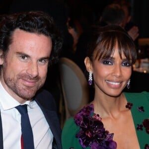 Exclusif - Mathias Vicherat et Sonia Rolland (Présidente de Maïsha Africa) à la table d'honneur - Dîner de gala au profit de l'association "Maïsha Africa" de Sonia Rolland, qui vient en aide aux enfants du Rwanda, au Pavillon Gabriel, à Paris, le 17 décembre 2018. Près de 125 000 euros de dons ont été récoltés pendant la soirée, organisée en partenariat avec la Fondation Congo Kitoko, Mixa et LVMH. © Gorassini-Moreau/Bestimage