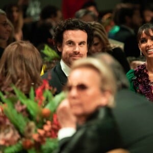 Exclusif - Mathias Vicherat et Sonia Rolland (Présidente de Maïsha Africa) à la table d'honneur - Dîner de gala au profit de l'association "Maïsha Africa" de Sonia Rolland, qui vient en aide aux enfants du Rwanda, au Pavillon Gabriel, à Paris, le 17 décembre 2018. Près de 125 000 euros de dons ont été récoltés pendant la soirée, organisée en partenariat avec la Fondation Congo Kitoko, Mixa et LVMH. © Gorassini-Moreau/Bestimage