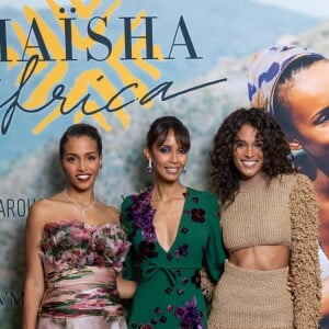 Exclusif - Cindy Descalzi-Pereira (Présidente de la Fondation Congo Kitoko et marraine de Maïsha Africa), Sonia Rolland (Présidente de Maïsha Africa), Cindy Bruna - Dîner de gala au profit de l'association "Maïsha Africa" de Sonia Rolland, qui vient en aide aux enfants du Rwanda, au Pavillon Gabriel, à Paris, le 17 décembre 2018. Près de 125 000 euros de dons ont été récoltés pendant la soirée, organisée en partenariat avec la Fondation Congo Kitoko, Mixa et LVMH. © Gorassini-Moreau/Bestimage