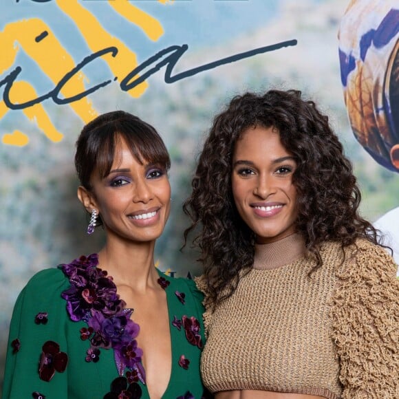 Exclusif - Sonia Rolland (Présidente de Maïsha Africa) et Cindy Bruna - Dîner de gala au profit de l'association "Maïsha Africa" de Sonia Rolland, qui vient en aide aux enfants du Rwanda, au Pavillon Gabriel, à Paris, le 17 décembre 2018. Près de 125 000 euros de dons ont été récoltés pendant la soirée, organisée en partenariat avec la Fondation Congo Kitoko, Mixa et LVMH. © Gorassini-Moreau/Bestimage