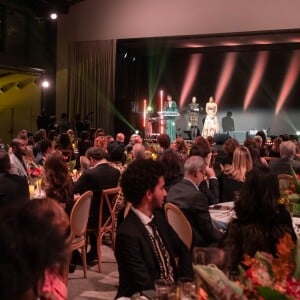 Exclusif - Sonia Rolland sur scène lors de son discours - Dîner de gala au profit de l'association "Maïsha Africa" de Sonia Rolland, qui vient en aide aux enfants du Rwanda, au Pavillon Gabriel, à Paris, le 17 décembre 2018. Près de 125 000 euros de dons ont été récoltés pendant la soirée, organisée en partenariat avec la Fondation Congo Kitoko, Mixa et LVMH. © Gorassini-Moreau/Bestimage