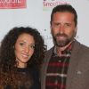 Emmanuelle Rivassoux et son mari Gilles Luka à la soirée "Christmas Party" à l'Espace Showroom Hedgren à Paris, le 16 novembre 2017. © CVS/Bestimage