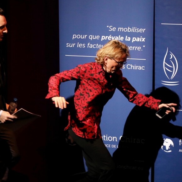 Exclusif - Martin Rey-Chirac et Claude Chirac - 5e édition de la cérémonie de remise des prix de la Fondation Chirac (le Prix Culture pour la paix et le Prix Chirac pour la prévention des conflits) au musée du Quai Branly - Jacques Chirac à Paris le 18 décembre 2018. © Dominique Jacovides / Bestimage