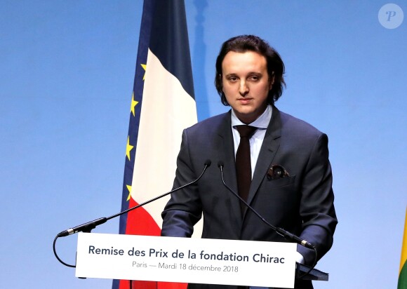 Exclusif - Martin Rey-Chirac - 5e édition de la cérémonie de remise des prix de la Fondation Chirac (le Prix Culture pour la paix et le Prix Chirac pour la prévention des conflits) au musée du Quai Branly - Jacques Chirac à Paris le 18 décembre 2018. © Dominique Jacovides / Bestimage