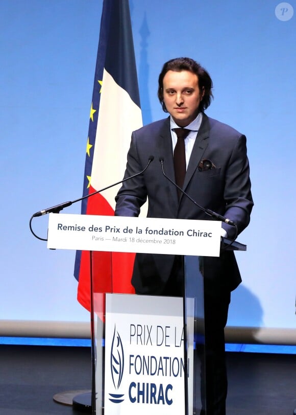 Exclusif - Martin Rey-Chirac - 5e édition de la cérémonie de remise des prix de la Fondation Chirac (le Prix Culture pour la paix et le Prix Chirac pour la prévention des conflits) au musée du Quai Branly - Jacques Chirac à Paris le 18 décembre 2018. © Dominique Jacovides / Bestimage