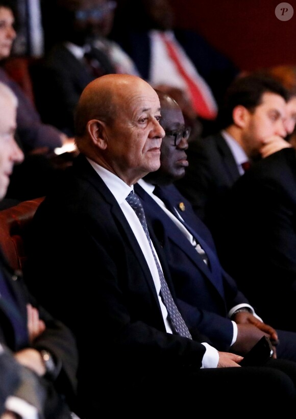 Exclusif - Jean-Yves Le Drian - 5e édition de la cérémonie de remise des prix de la Fondation Chirac (le Prix Culture pour la paix et le Prix Chirac pour la prévention des conflits) au musée du Quai Branly - Jacques Chirac à Paris le 18 décembre 2018. © Dominique Jacovides / Bestimage