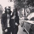Jésé Rodriguez et sa compagne actuelle Aurah Ruiz dans les rues de Paris. Photo publiée sur Instagram en 2016.