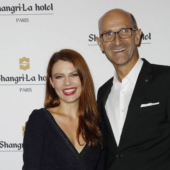 Exclusif - Elodie Frégé, Guy Bertaud, Directeur Général du Shangri-La Hotel - Soirée "Luxe à la Française" à l'hôtel Shangri-La à Paris le 13 septembre 2018. © Marc Ausset-Lacroix/Bestimage  (No Web - No Blog pour suisse et Belgique)13/09/2018 - Paris