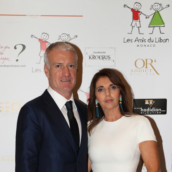 Exclusif - Didier Deschamps et sa femme Claude - Soirée de fin d'année de l'association monégasque "Les Amis du Liban à Monaco" dont il est le parrain au Bay Hotel à Monaco le 19 décembre 2018. © Jean-Charles Vinaj/PRM/Bestimage