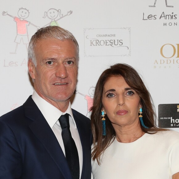 Exclusif - Didier Deschamps et sa femme Claude - Soirée de fin d'année de l'association monégasque "Les Amis du Liban à Monaco" dont il est le parrain au Bay Hotel à Monaco le 19 décembre 2018. © Jean-Charles Vinaj/PRM/Bestimage