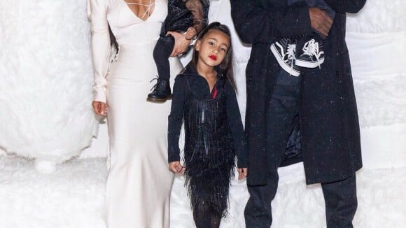Kim Kardashian : Sa fille de 5 ans, North, maquillée pour Noël